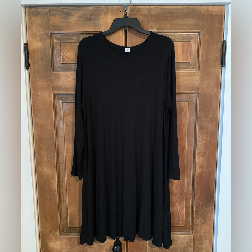 OLD NAVY Long-Sleeve Swing Dress || Size XL